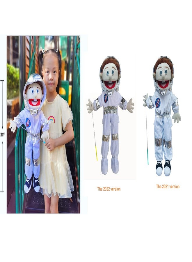 Rodayna 25", Rodayna Astronaut Cosmonaut Spaceman Puppet, Full Body, Ventriloquist Style Puppet,Hand Puppet with Movable Mouth for Kids and Adults - Image 2